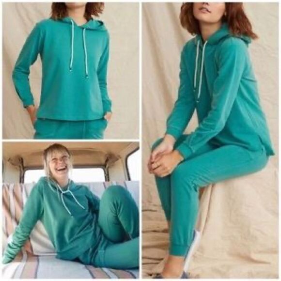 NWOT Marine Layer Green Lake Mary Hoodie Womens Sz S - Picture 2 of 11